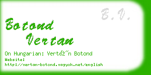 botond vertan business card